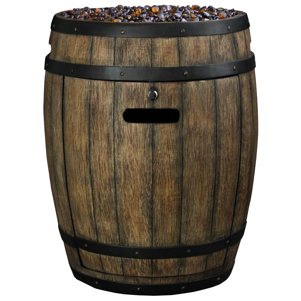 Homcomfort 43 500 Btu Whiskey Barrel Propane Gas Patio Heater