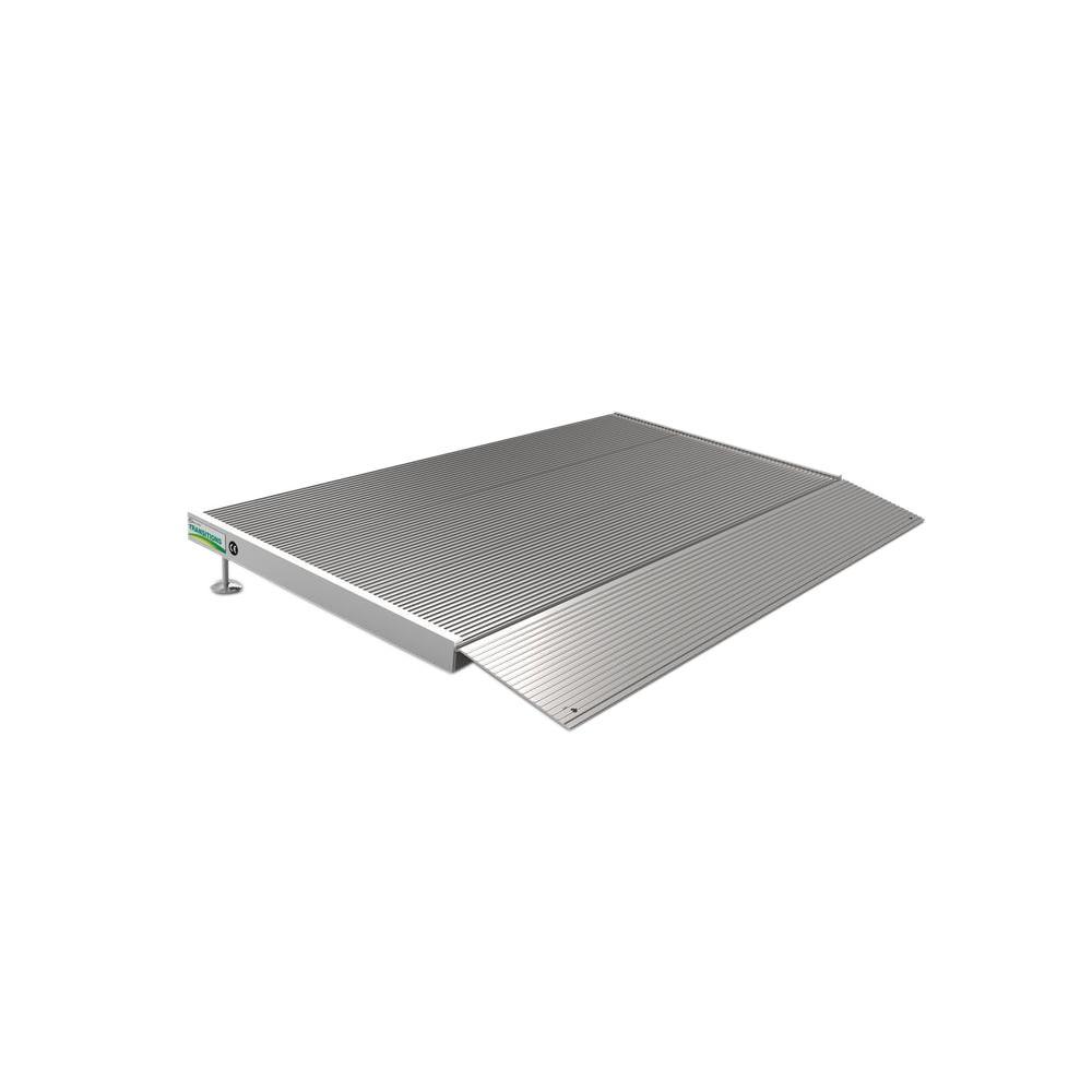 EZACCESS TRANSITIONS Aluminum Threshold Ramp with Adjustable Height 24 in. L x 36 in. WTAER 24