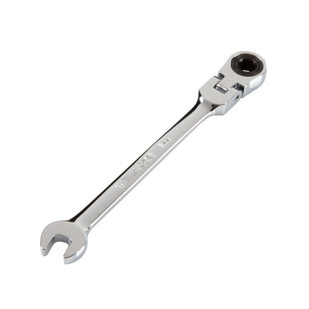 TEKTON 6 mm Flex-Head Ratcheting Combination Wrench-WRN57106 - The Home ...