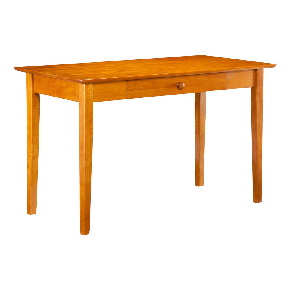 UPC 782219187825 product image for Shaker Caramel Latte Desk with Drawer and Charging Station | upcitemdb.com