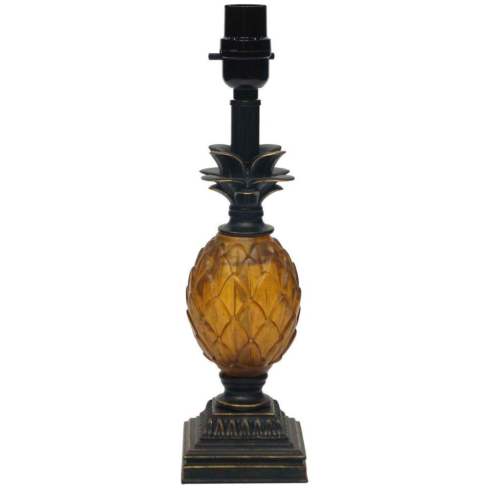 Hampton Bay Mix & Match Restoration Bronze Pineapple Accent Lamp Base