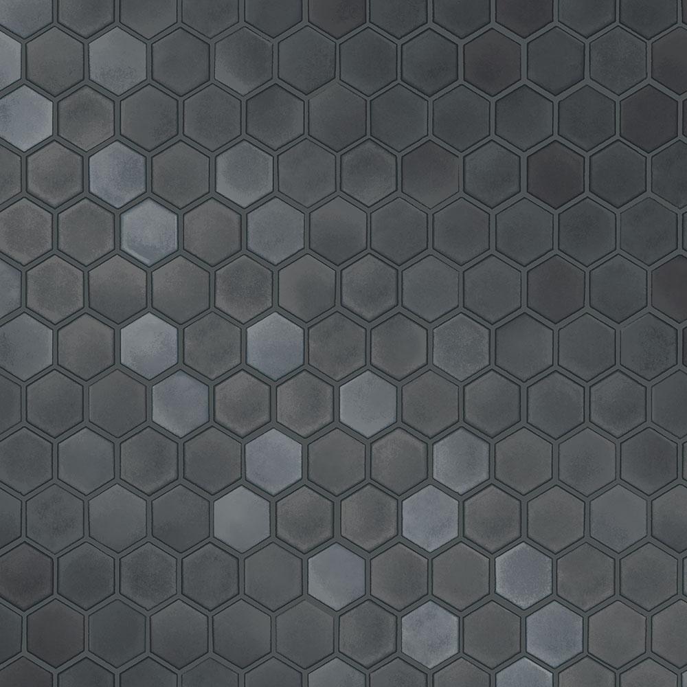 Tempaper Mosaic Tiles Grey Peel and Stick Wallpaper 56 sq. ft. HD598 ...