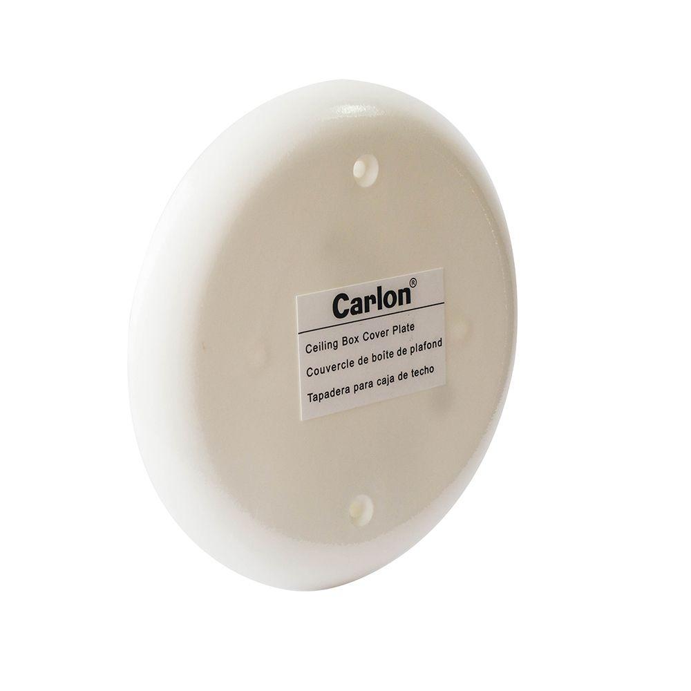 Round White Blank 4 Inch Diameter Carlon Cpc4wh Ceiling Fan