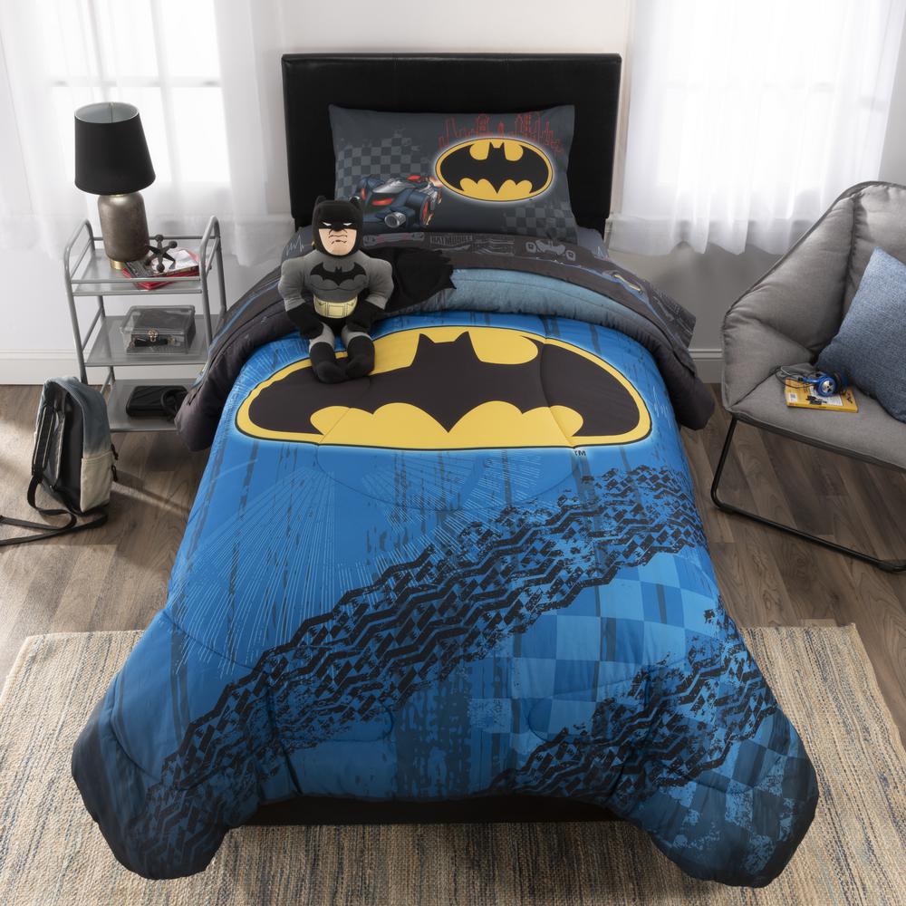 Batman Guardian Speed 5 Piece Multicolored Twin Bed In A Bag