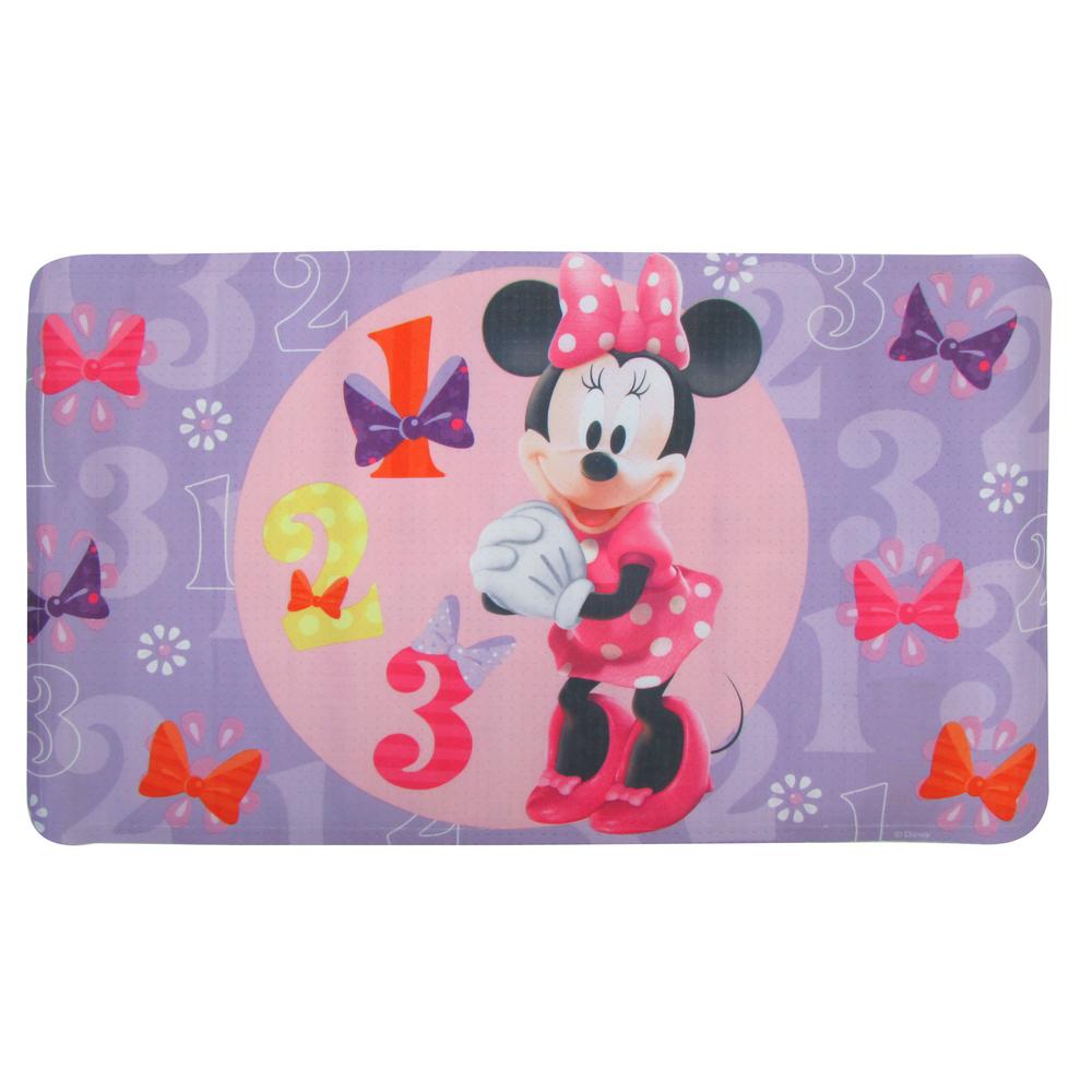 Disney 1 Minnie Mouse Tpr Bath Mat Bowtique In Purple 56721 The