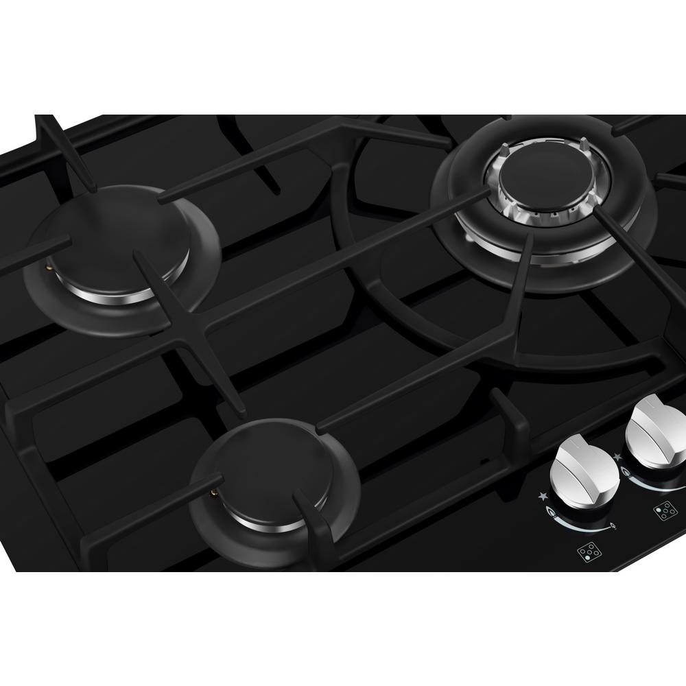 Empava 36 5 Italy Sabaf Burners Gas Stove Top Cooktop Black Tempered Glass EMPV-36GC5L90I