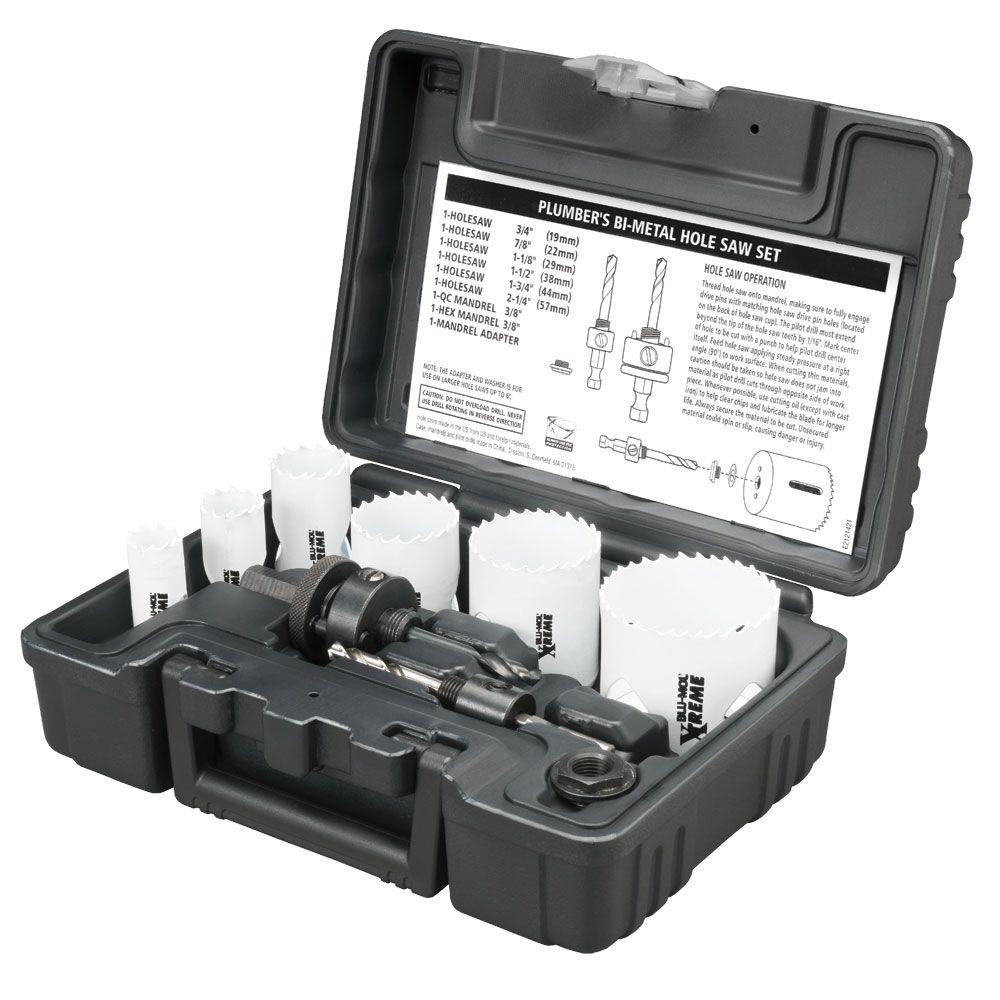 Dewalt Door Lock Installation Kit Hole Saw Drill Bit Set Door Knob
