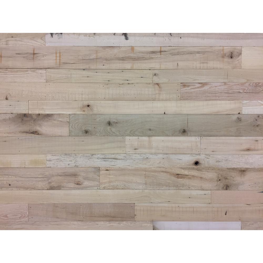 24 Sq Ft 5 1 2 In Wide Heirloom Face Reclaimed Barn Wood Long Plank Wall Paneling Kit Vwfwallplnk Hr5 The Home Depot