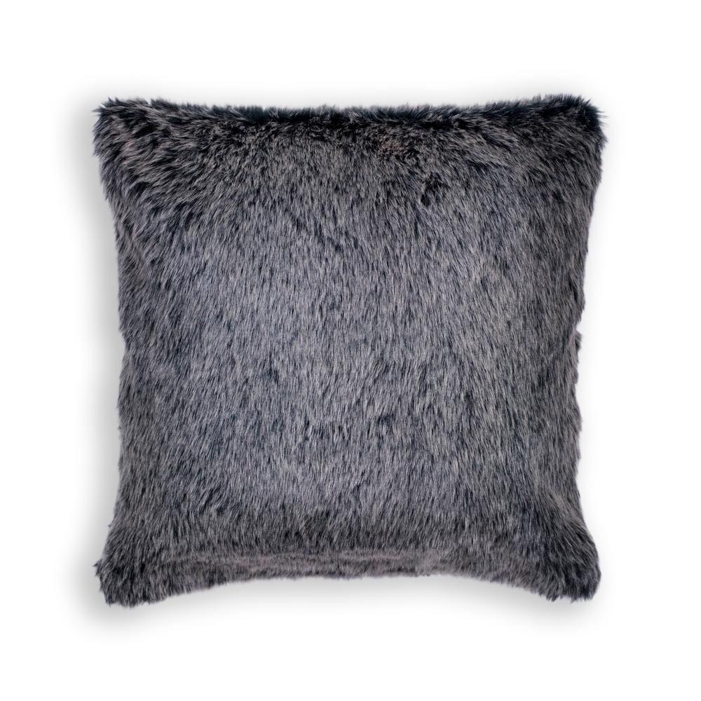 Kas Rugs Shepherd Shag Grey Solid Hypoallergenic Polyester 20 In