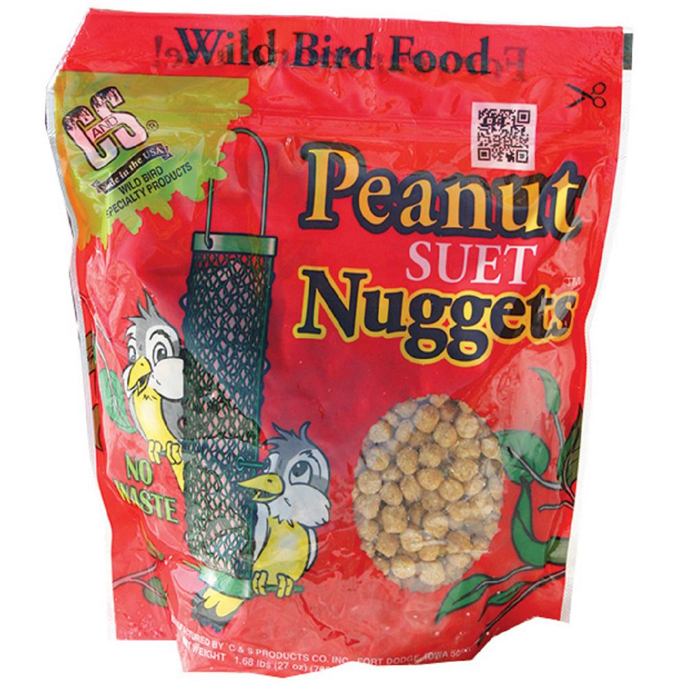 C & S Products 1.7 lb. Wild Bird Peanut Flavored Suet NuggetsCS06105