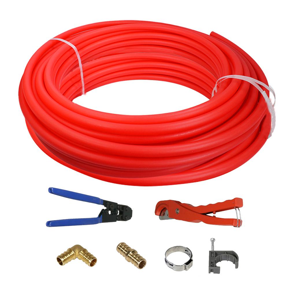 The Plumber S Choice 1 2 In X 500 Ft Pex Tubing Plumbing Kit With The Plumber S Choice 1 2 In X 500 Ft Pex Tubing Plumbing Kit