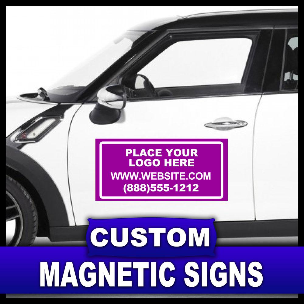Slow Vehicle Fluorescent Magnetic Warning Sign Large 1200mm 