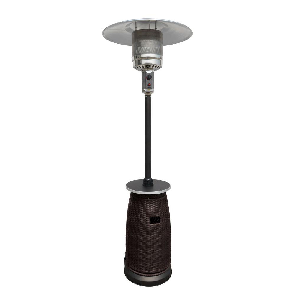 Az Patio Heaters 1 500 Watt Infrared Double Electric Wall Mount 48 000 Btu Wicker Gas Patio Heater