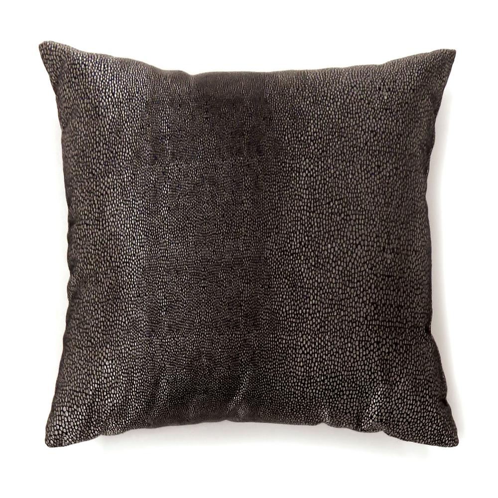 Shale 18 In Contemporary Throw Pillow Black Pack Of 2 Shale 18 In Contemporary Throw Pillow Black Pack Of 2