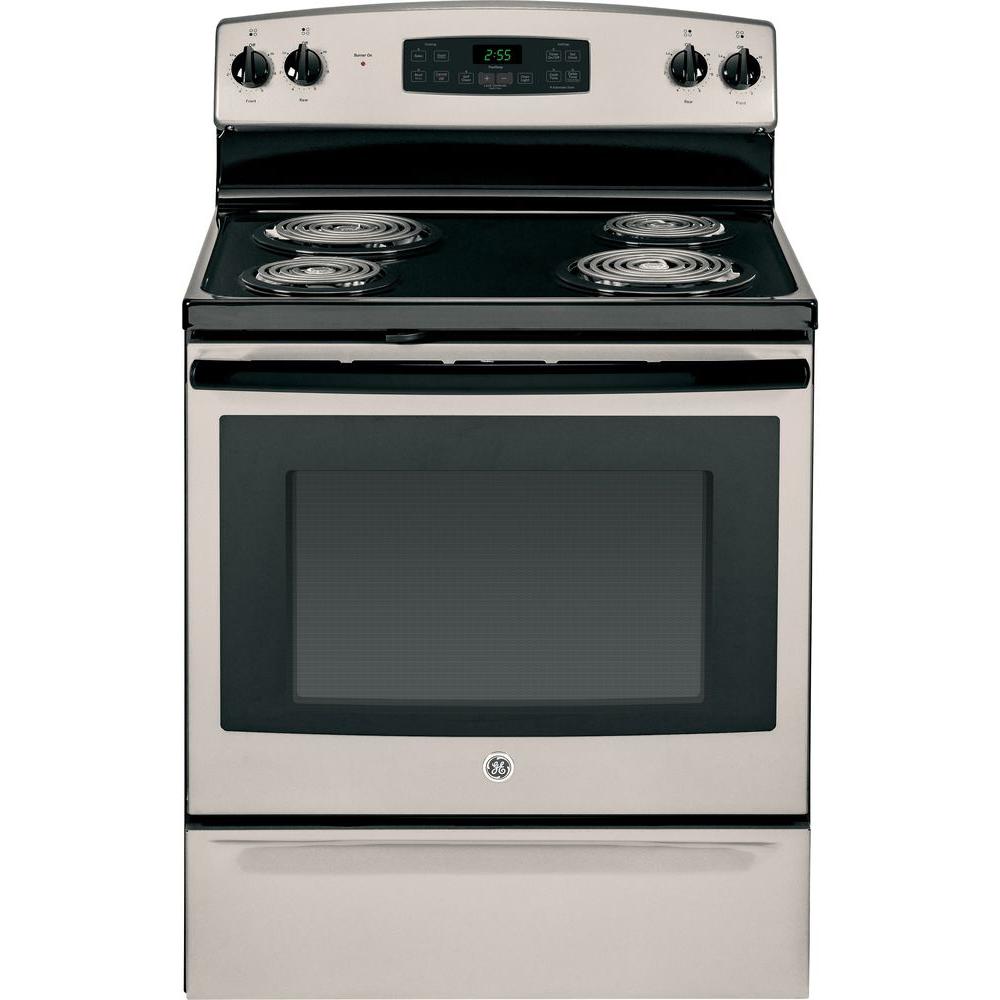 GE 5.3 cu. ft. SlideIn Electric Range with SelfCleaning Oven in