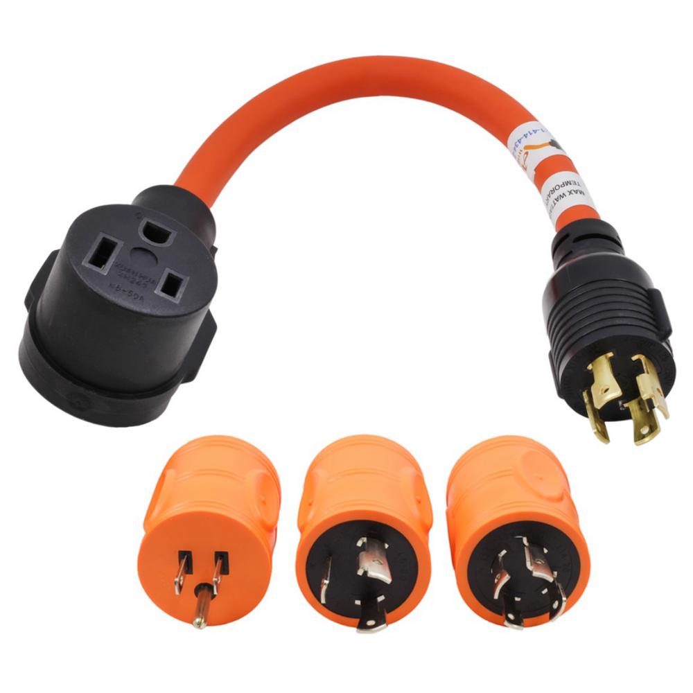 Welder Kits Adapter (Household Plug, L5-30, L14-20, L14-30 Locking plug to 6-50...