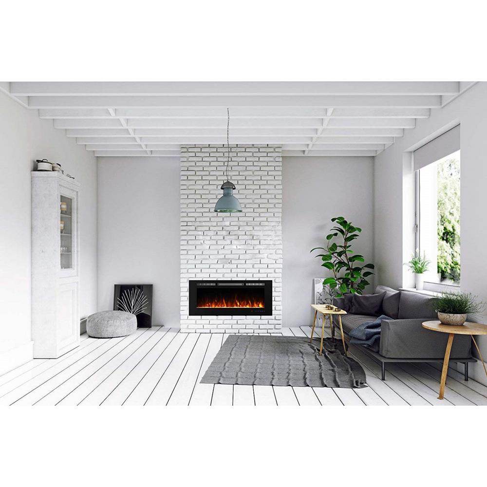 Glitzhome 50 In Recessed Wall Mounted Electric Fireplace Heater Smokeless Black With Remote Control Ef50 The Home Depot - 50 Inch Electric Fireplace Recessed Glitzhome 50 In Recessed Wall Mounted Electric Fireplace Heater Smokeless Black With Remote Control Ef50 The Home Depot - 50 Inch Electric Fireplace Recessed