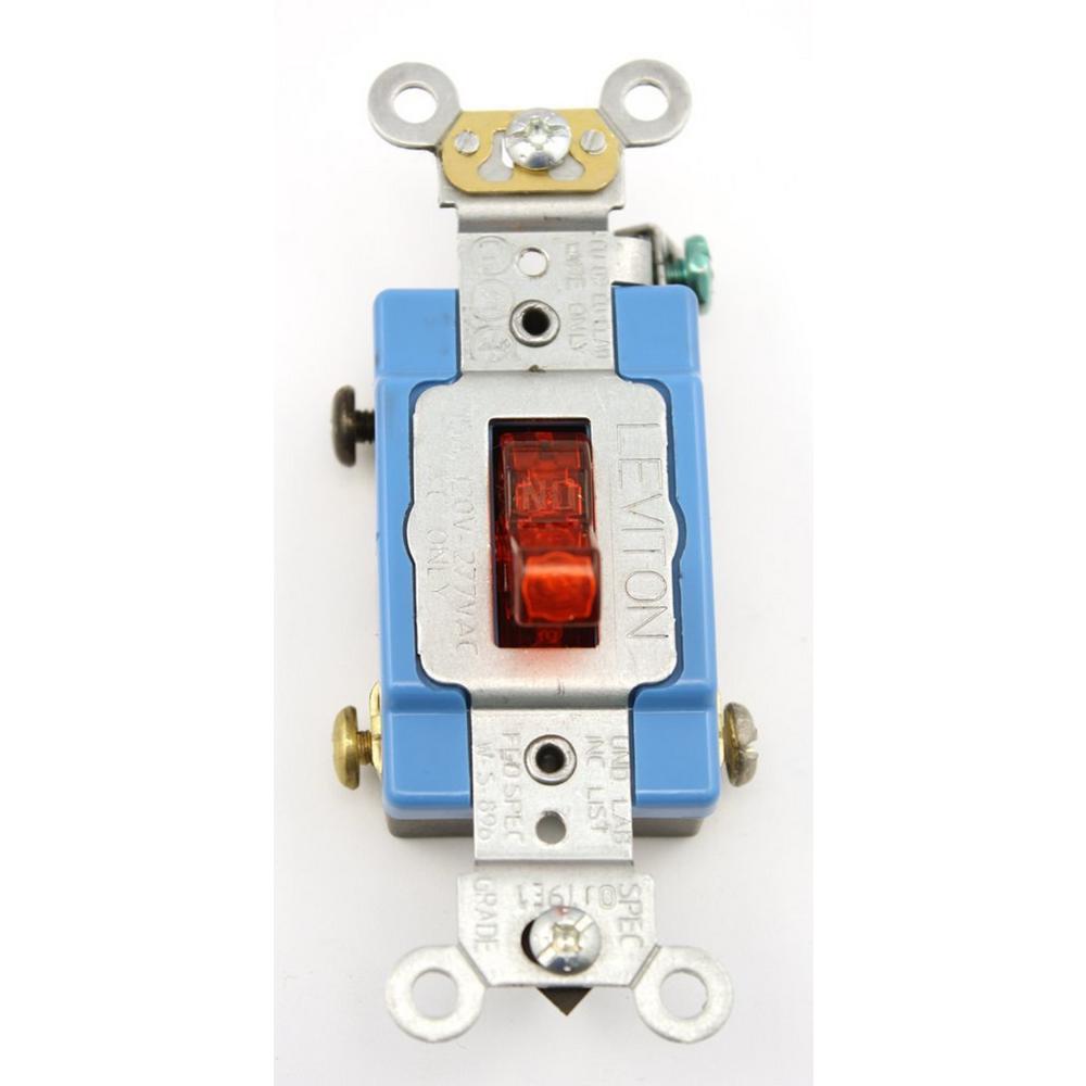 Leviton 15 Amp Industrial Grade Heavy Duty Single