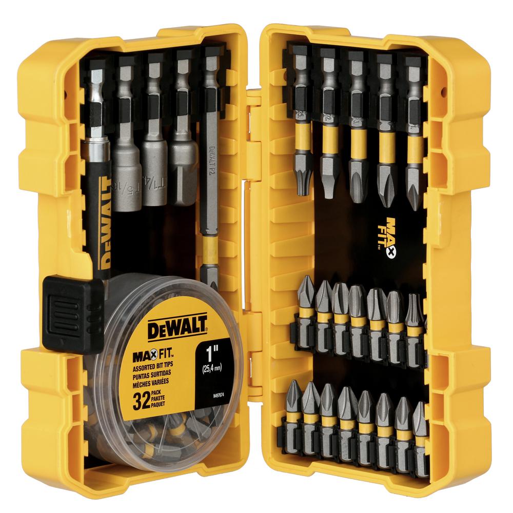DEWALT Screwdriving Screwdriver Set 15 Piece Tool Bit Drill Bits #2 Square Steel