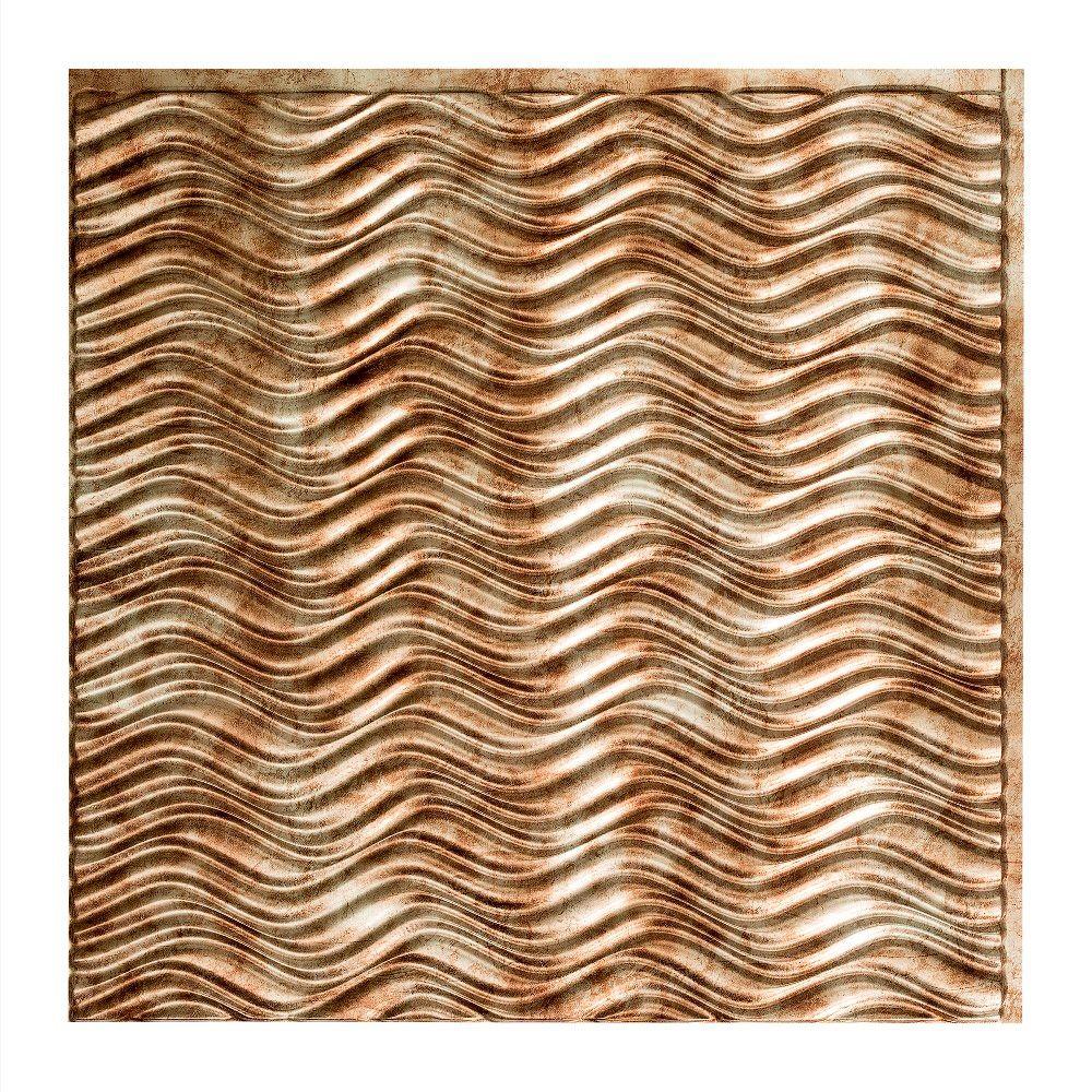 Fasade Cur Horizontal 2 Ft X Glue Up Ceiling Tile In Fasade Cur Horizontal 2 Ft X Glue Up Ceiling Tile