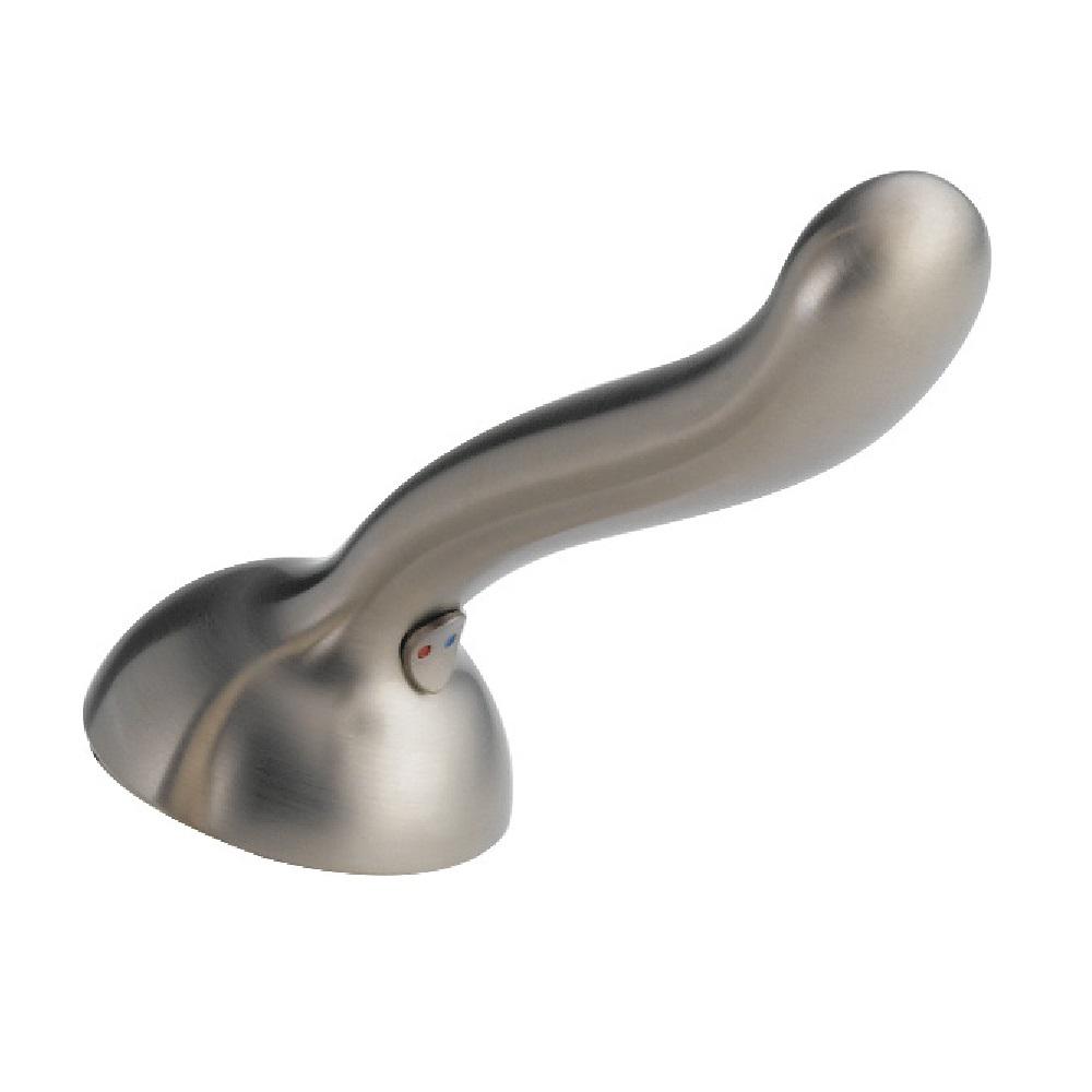 Delta Leland Kitchen Faucet Single Metal Lever Handle Kit in Stainless