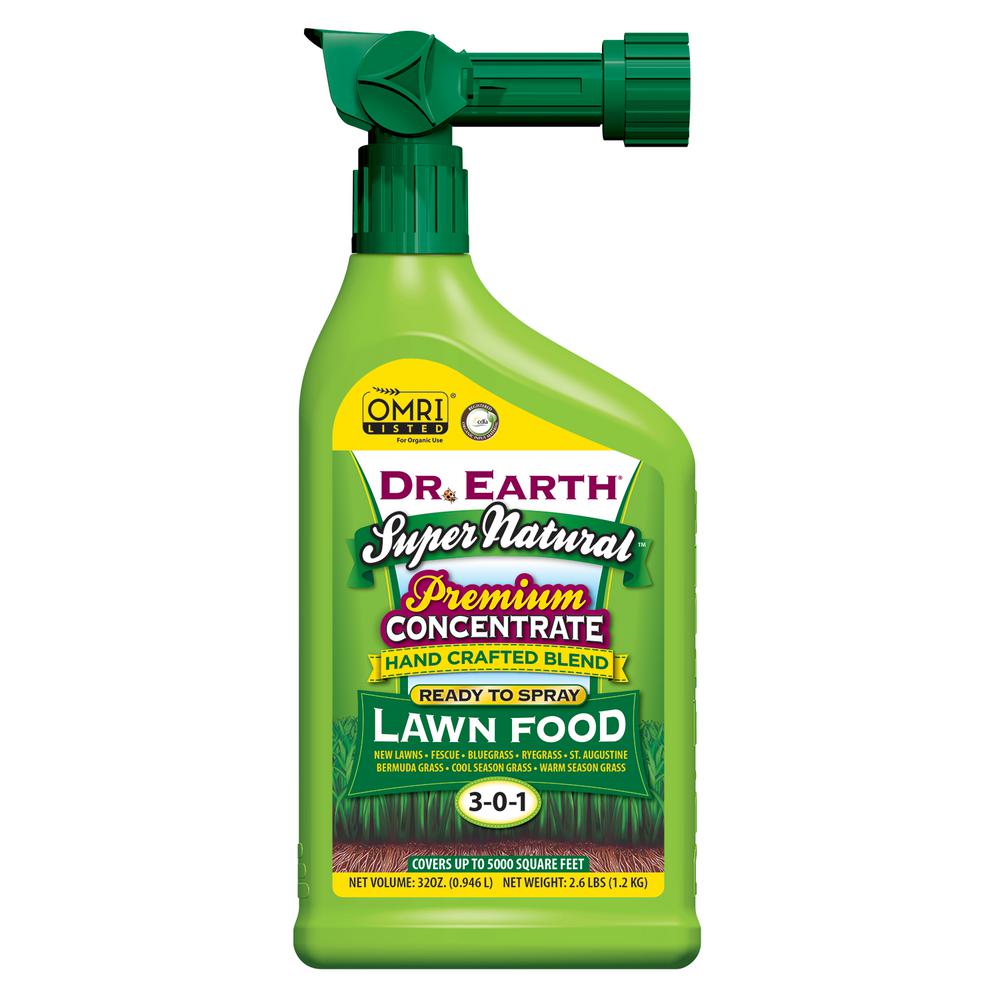 Dr Earth 32 Oz Super Natural Ready To Spray Hose End Liquid Lawn Fertilizer 100518087 The 