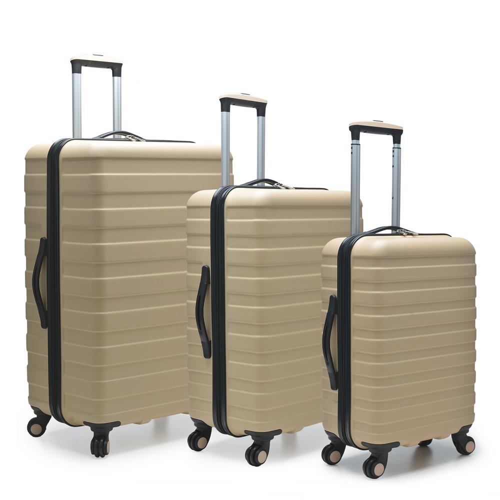 tan luggage sets