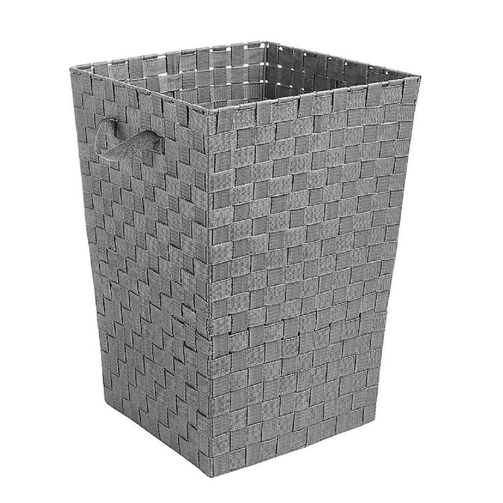Whitmor Grey Woven Strap Laundry Hamper65812011GREY The Home Depot
