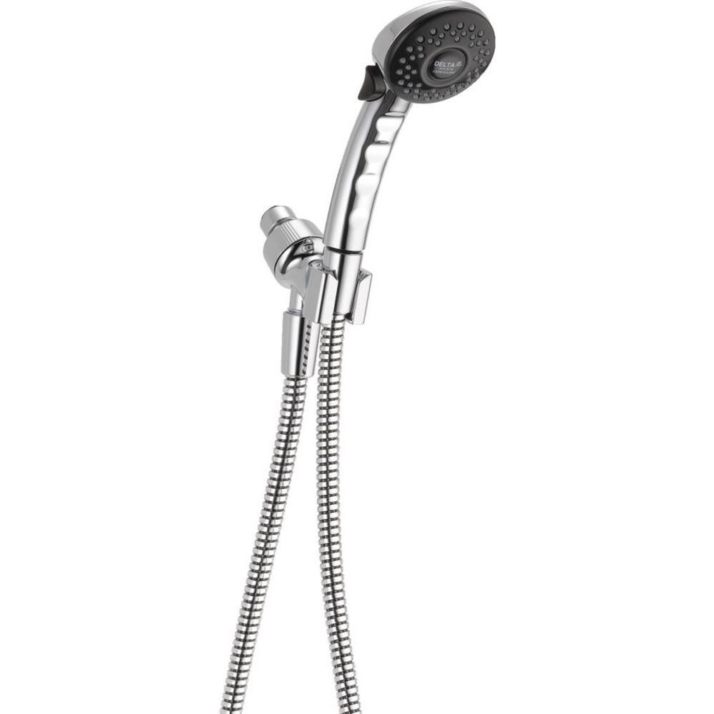 Delta 3Spray 2.0 GPM Hand Shower with Slide Bar in Chrome Featuring