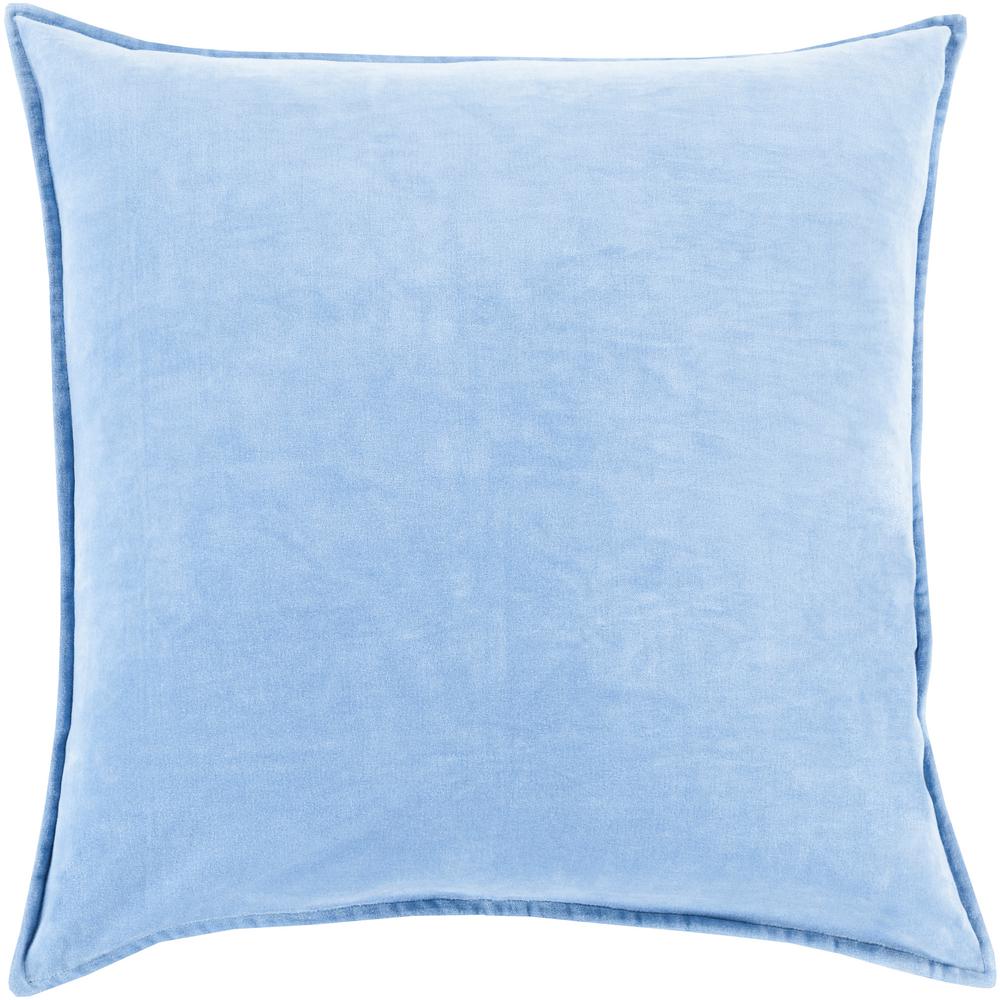 baby blue throw pillows