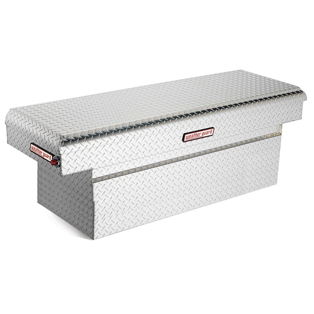 Weather Guard 71.5 in. Aluminum Extra Deep Saddle Box123001 The Home Depot