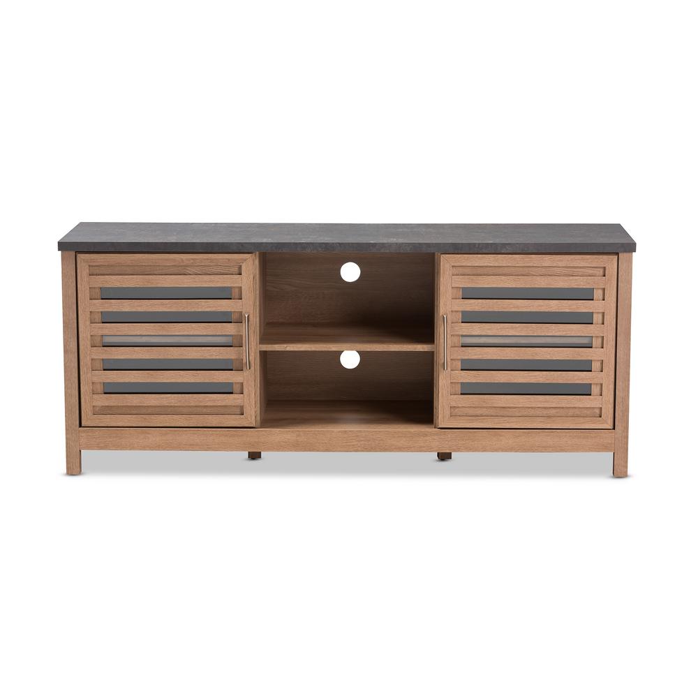 Baxton Studio Pacific Light Brown Tv Stand 28862 8017 Hd