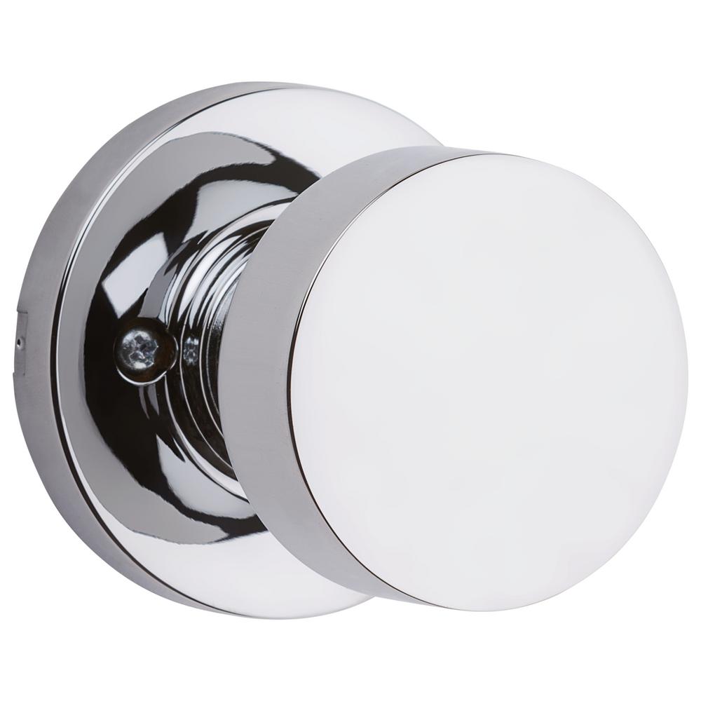 round chrome door knobs