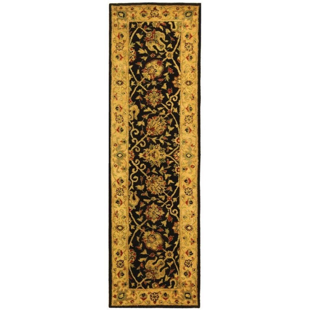 Safavieh Antiquity Black 2 ft. 3 in. x 12 ft. Rug RunnerAT21B212