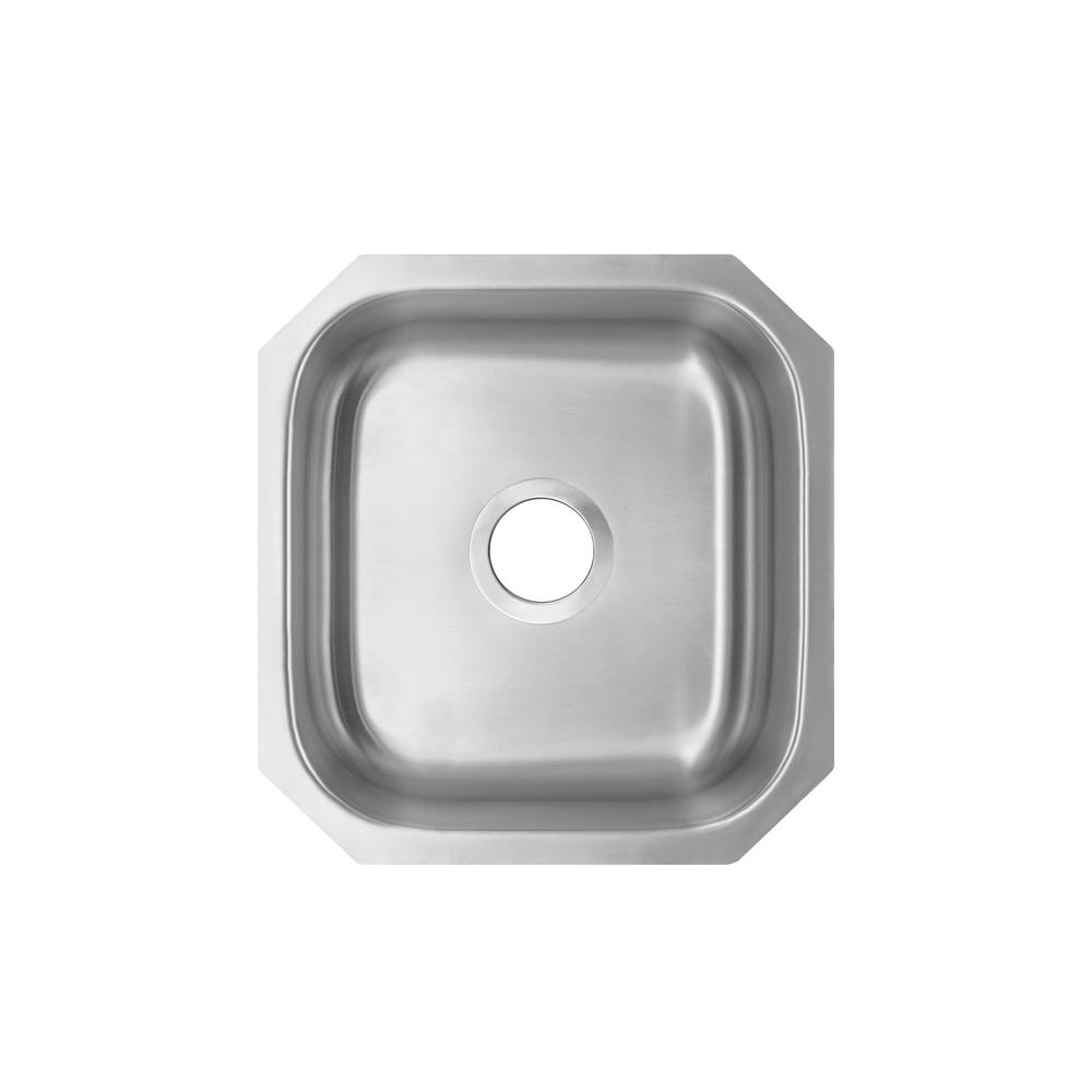 Kohler Prolific Undermount Stainless Steel 33 In Single Bowl Undermount 18 Gauge Stainless Steel In 0 Hole Single Bowl Bar Sink