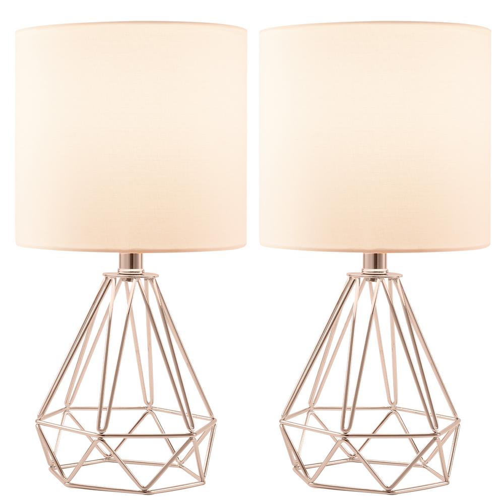 rose gold table lamp shade