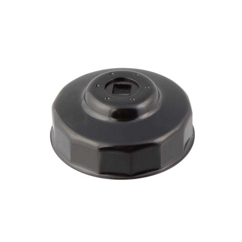 Steelman 74/74 mm x 14 Flute Oil Filter Cap Wrench in Black06139 The