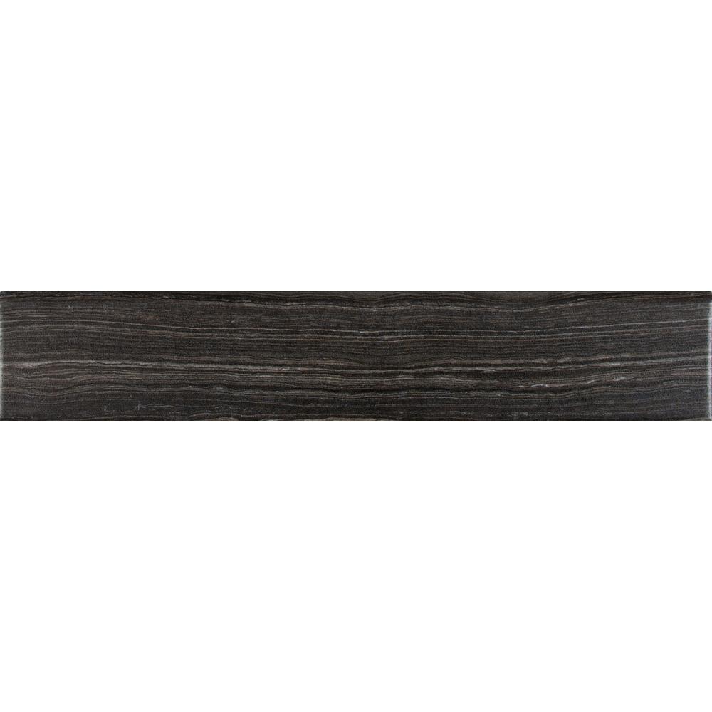 MS International Metro Glacier 3 In. X 24 In. Glazed Porcelain Bullnose ...