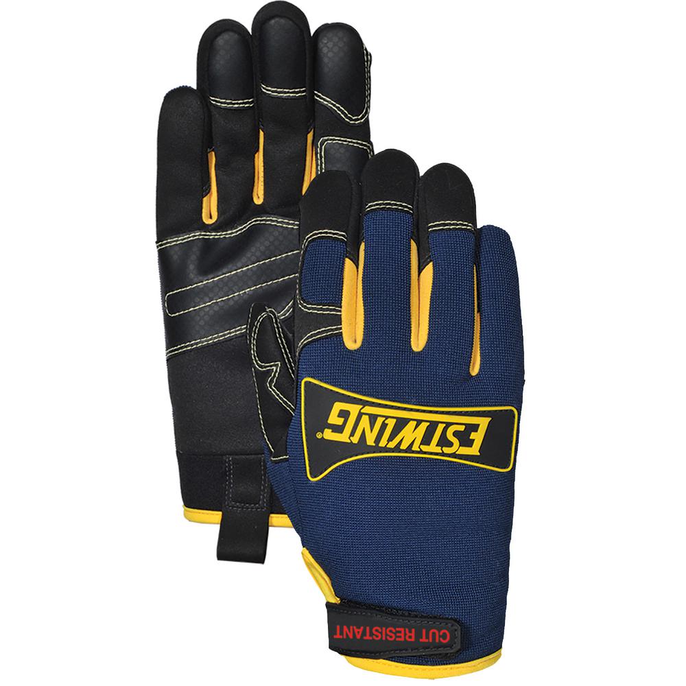 Estwing ANSI 4 Cut Protection Synthetic Leather Palm Work Medium Glove by Estwing