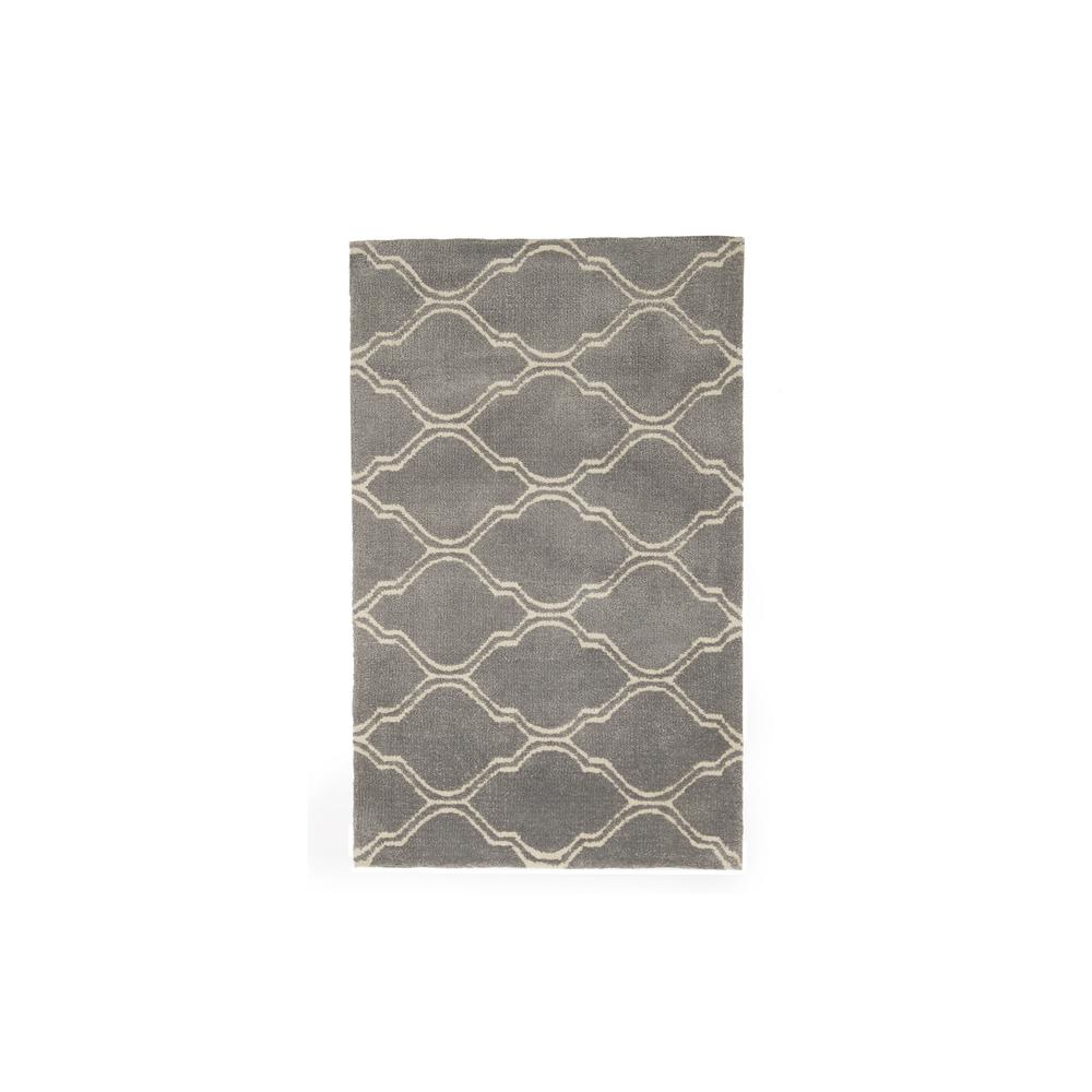 Set Of 2 New Pewter Grey 4ft X 2ft Each 2 Little Rugs For £22