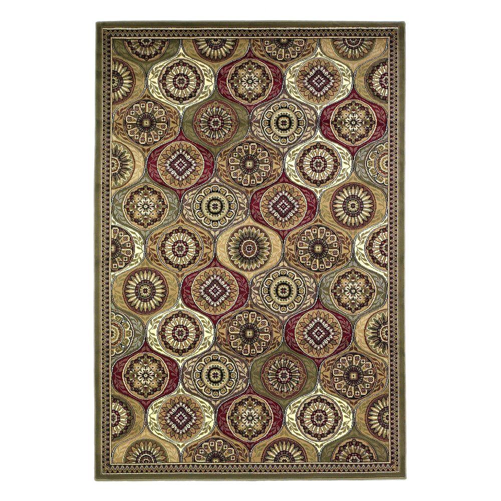 Kas Rugs Classic Tile Works Multi 7 ft. 7 in. x 10 ft. 10 in. Area RugCAM734577X1010 The Home