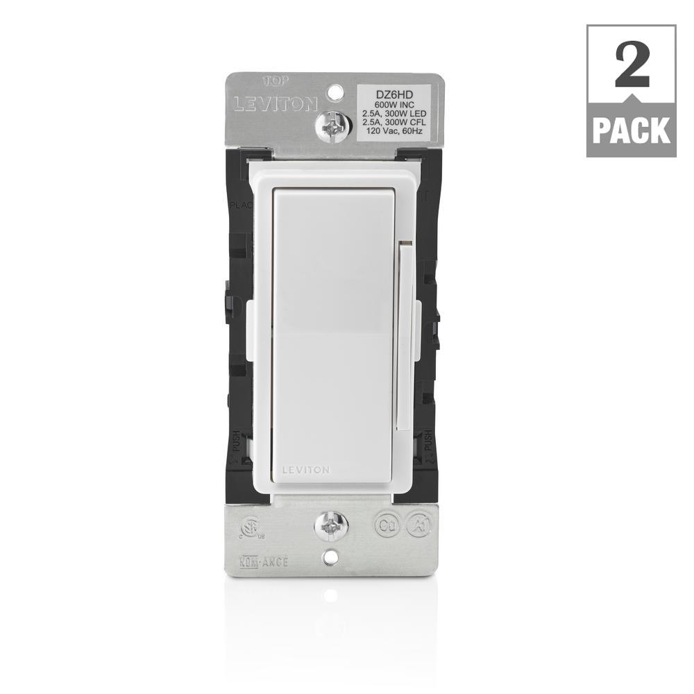 Leviton Decora Smart with Z-Wave Technology 600-Watt Dimmer, White/Light Almond... by Leviton