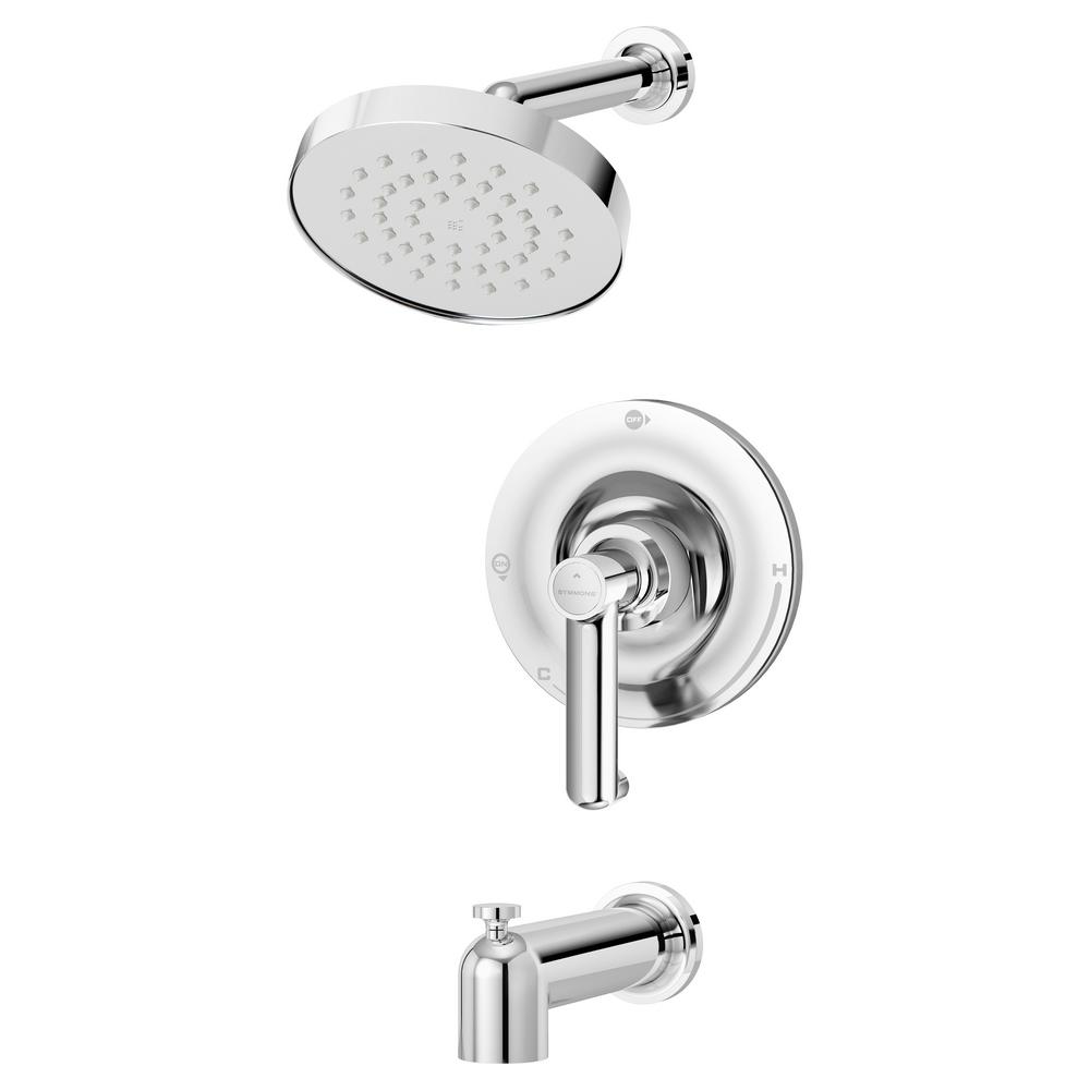 Symmons Museo 1Handle Wall Mounted Tub and Shower Trim Kit in Chrome (Valve Not Included)5302