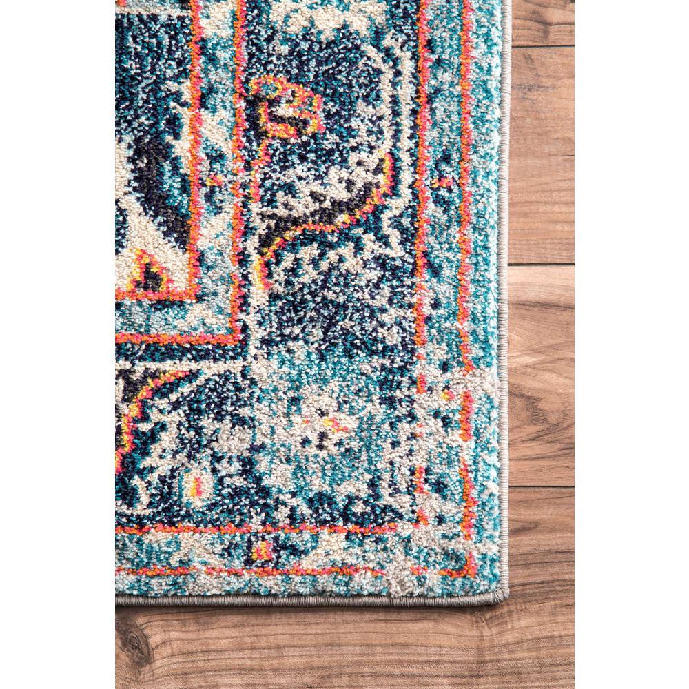 Nuloom Corbett Vintage Boho Blue 9 Ft X 12 Area Rug Kkcb11b