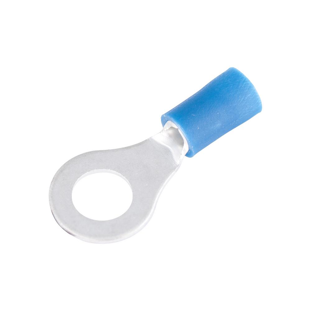 Blue 100 pk 16-14 AWG Gardner Bender 10-113 Terminal Spade Stud Sz 4-6