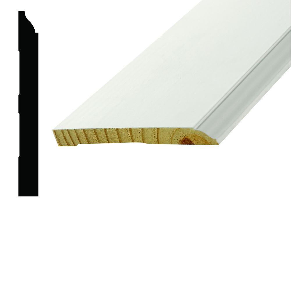 Alexandria Moulding WM 618 9/16 In. X 5.1/4 In. X 96 In. Wood Primed ...