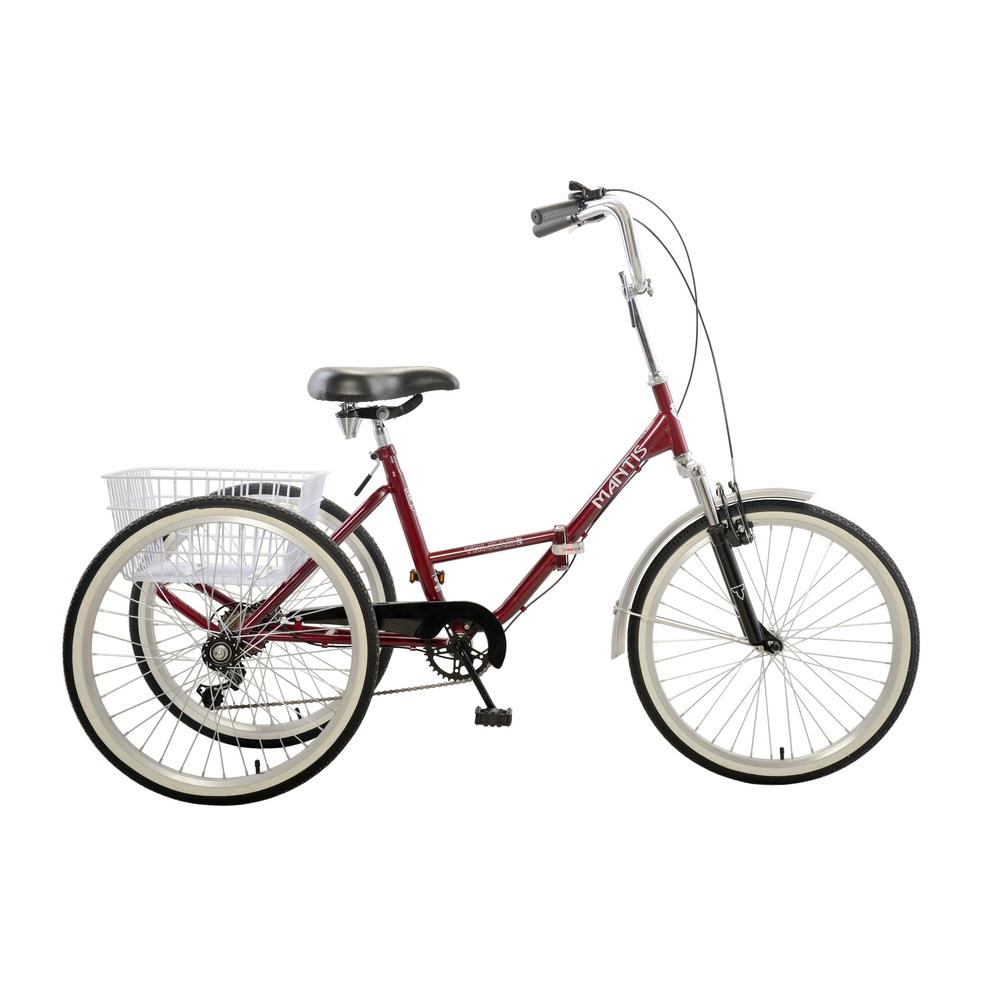 folding adult tricycle