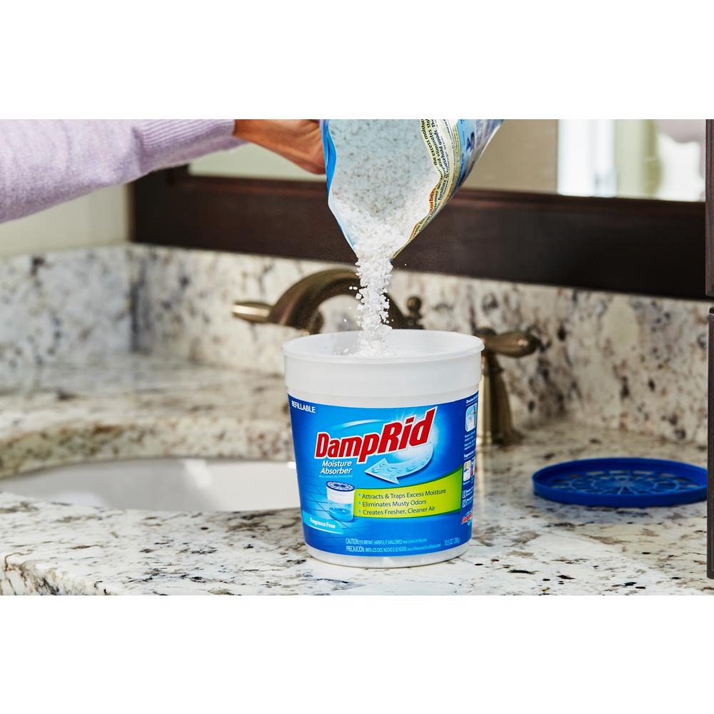 DampRid Moisture Absorber Refillable Lavender Vanilla Container