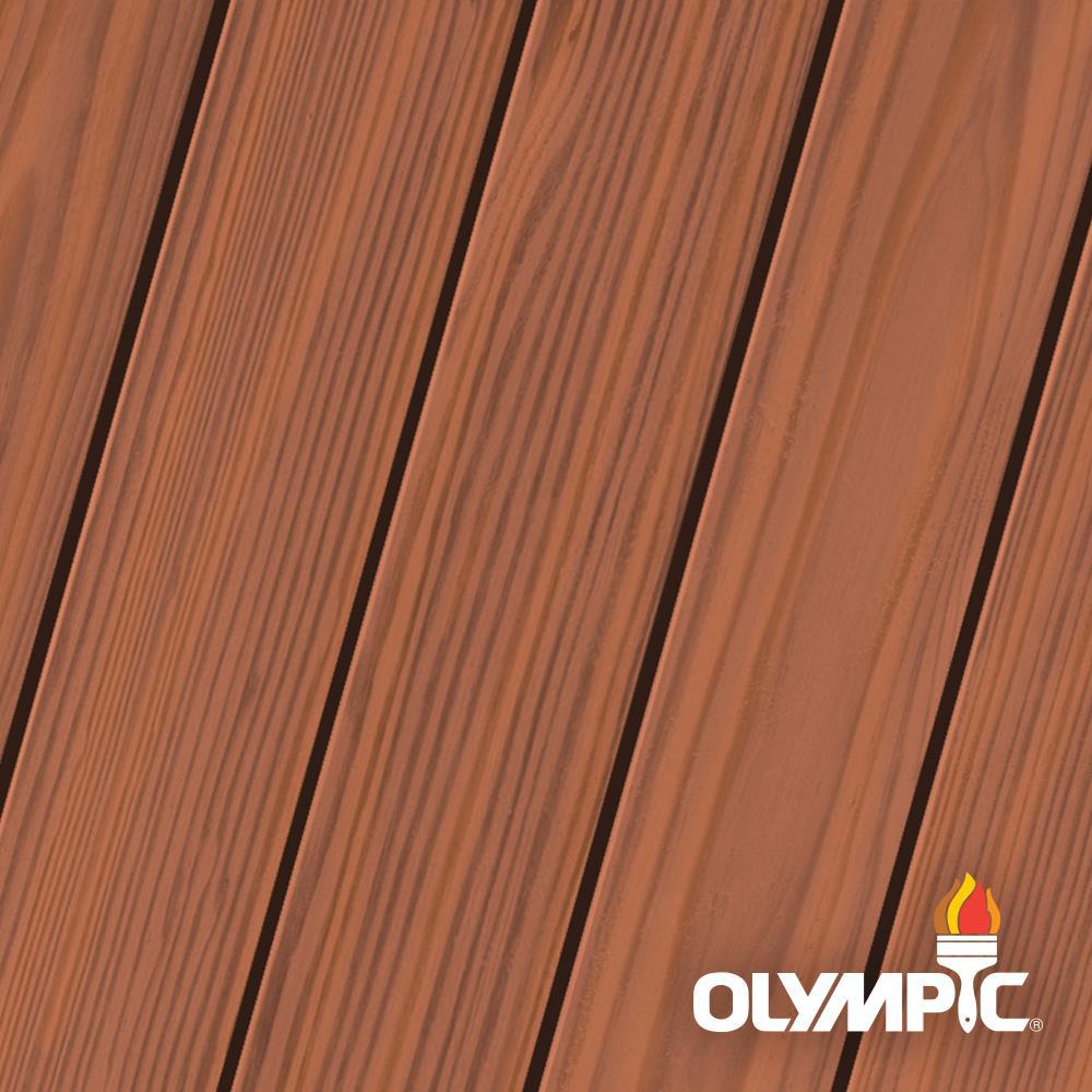 Olympic Maximum 5 gal. Rosewood SemiTransparent Exterior Stain and