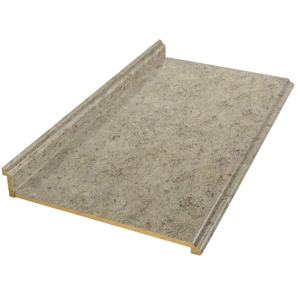 Hampton Bay Tempo 72 in. Laminate Countertop in Milano Brown472560T6